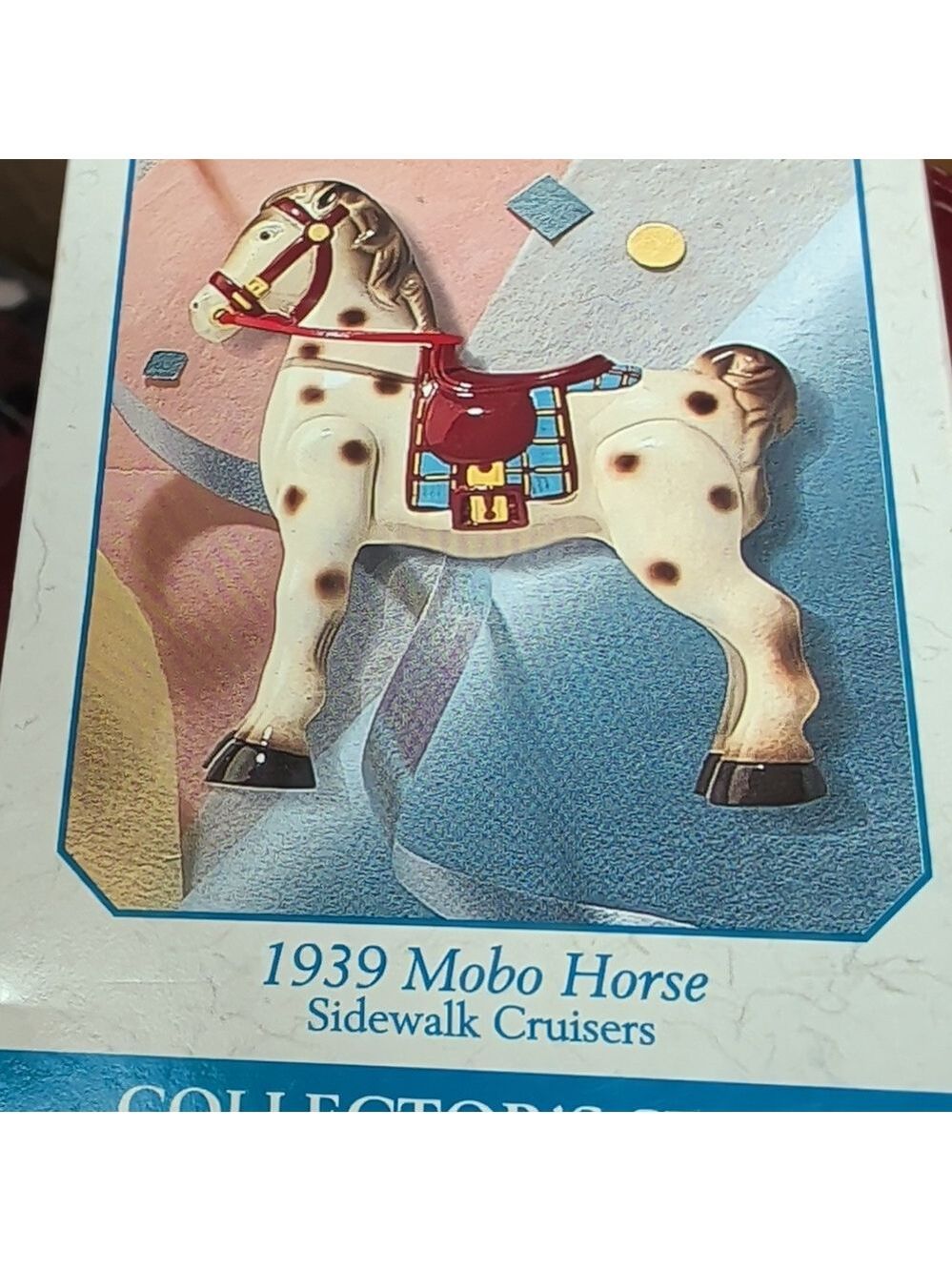 Hallmark Keepsake 1939 Mobo Horse Ornament - Cream and Red - Picture 2 of 7